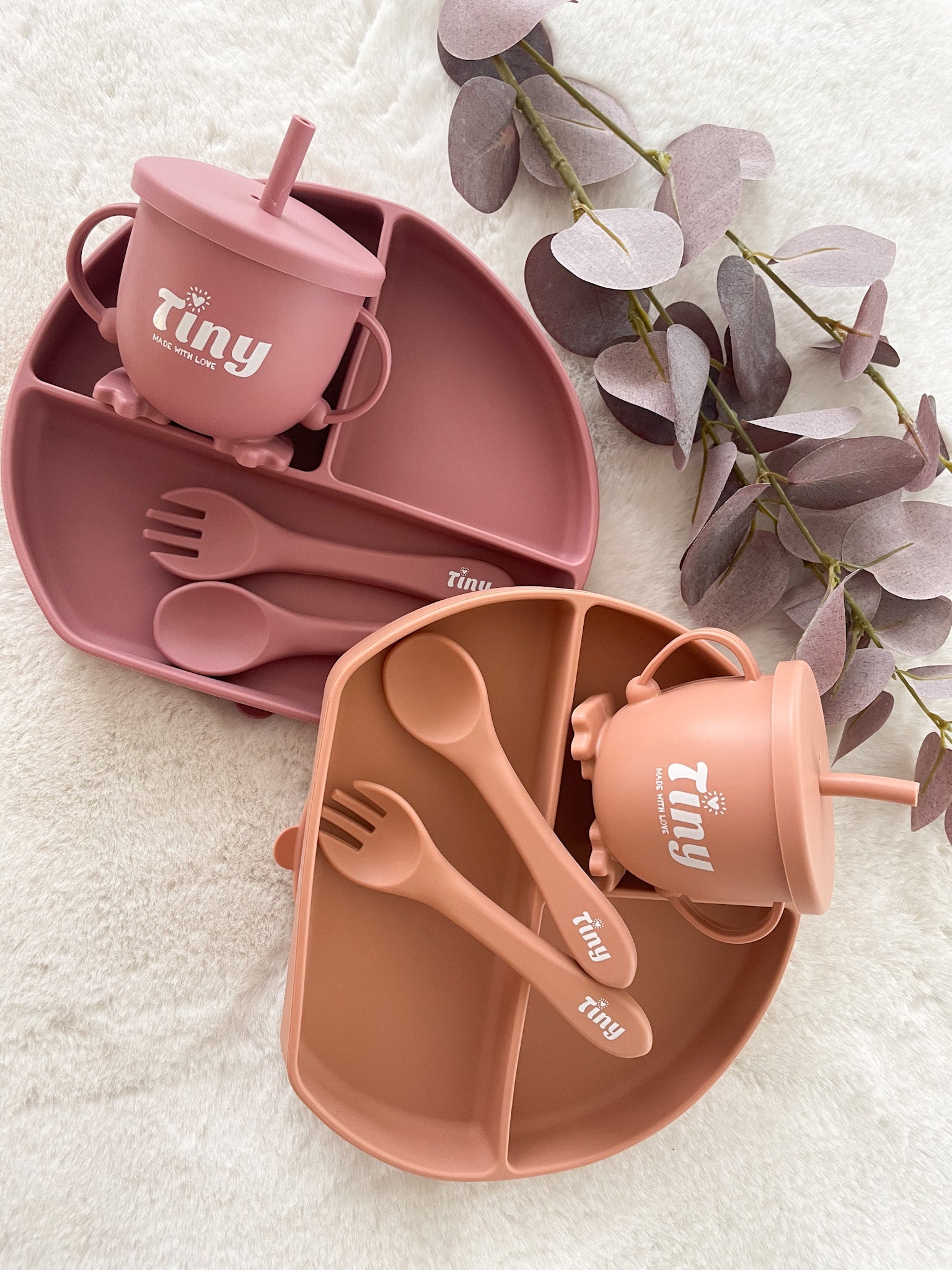 Simplicity and Safety in Sweet Lilac - 5 Piece Infant Feeding Set